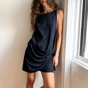 Black wrap dress size medium